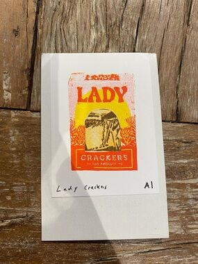 Anastasia INCIARDI mini print lady crackers